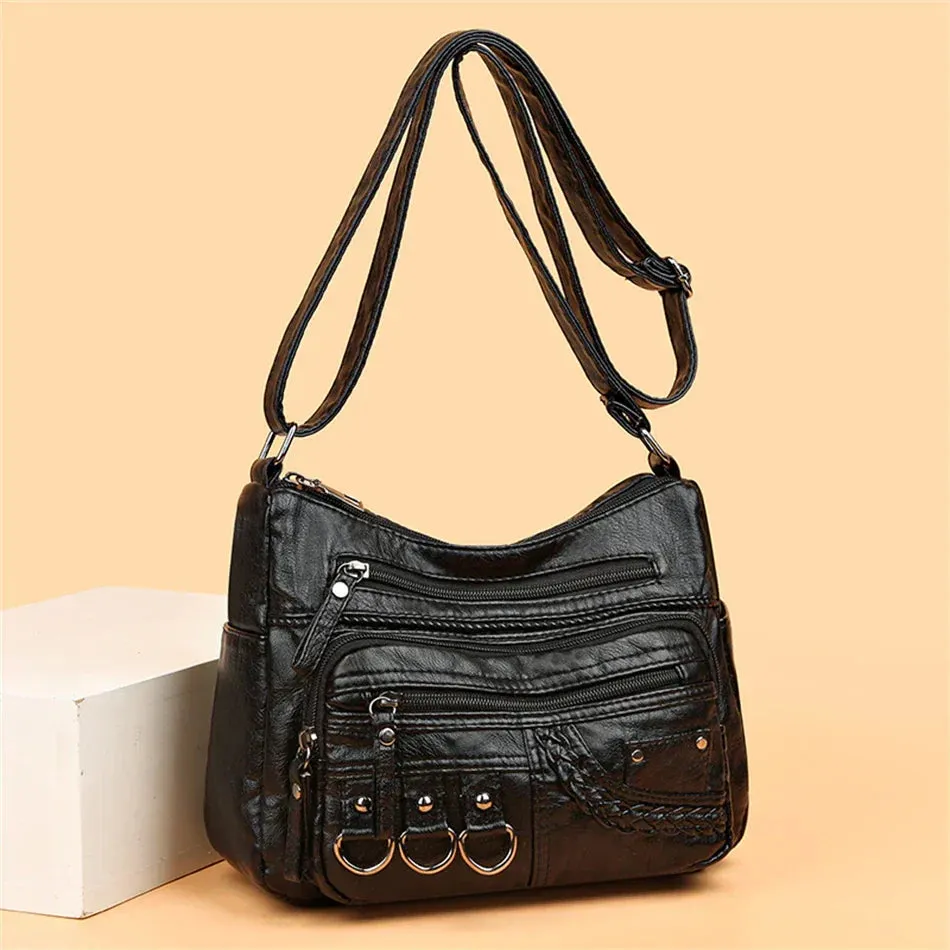 Claudia® | Vintage Charm Soft Zip Bag