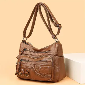 Claudia® | Vintage Charm Soft Zip Bag