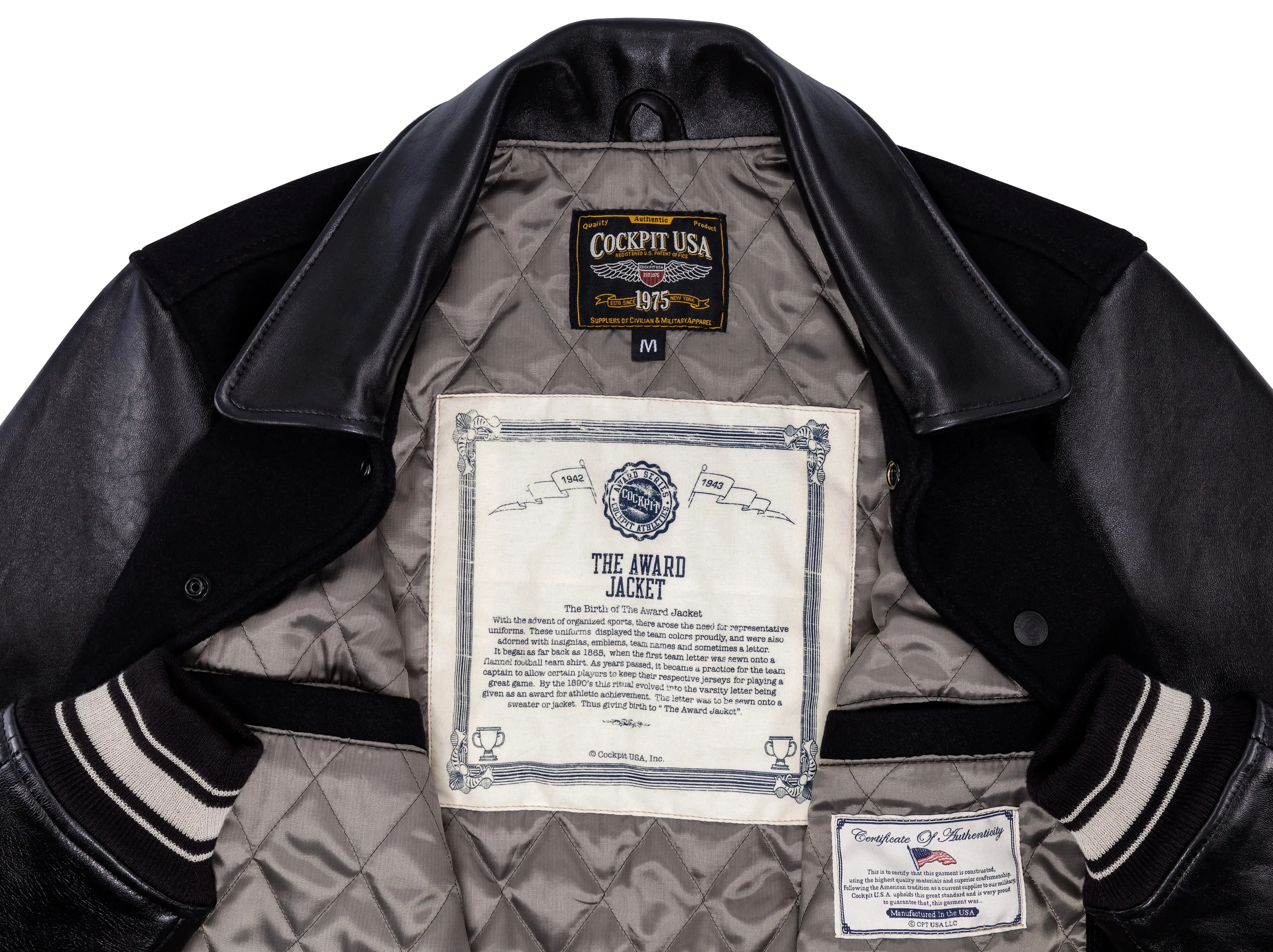 Cockpit USA Award Wool Lambskin Jacket