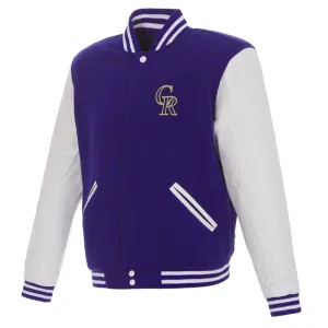 Colorado Rockies Reversible Varsity Jacket