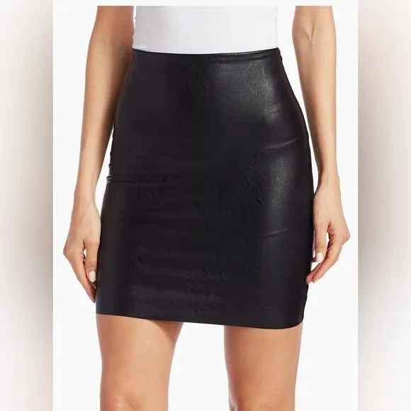 Commando Perfect Control Faux Leather Mini Skirt