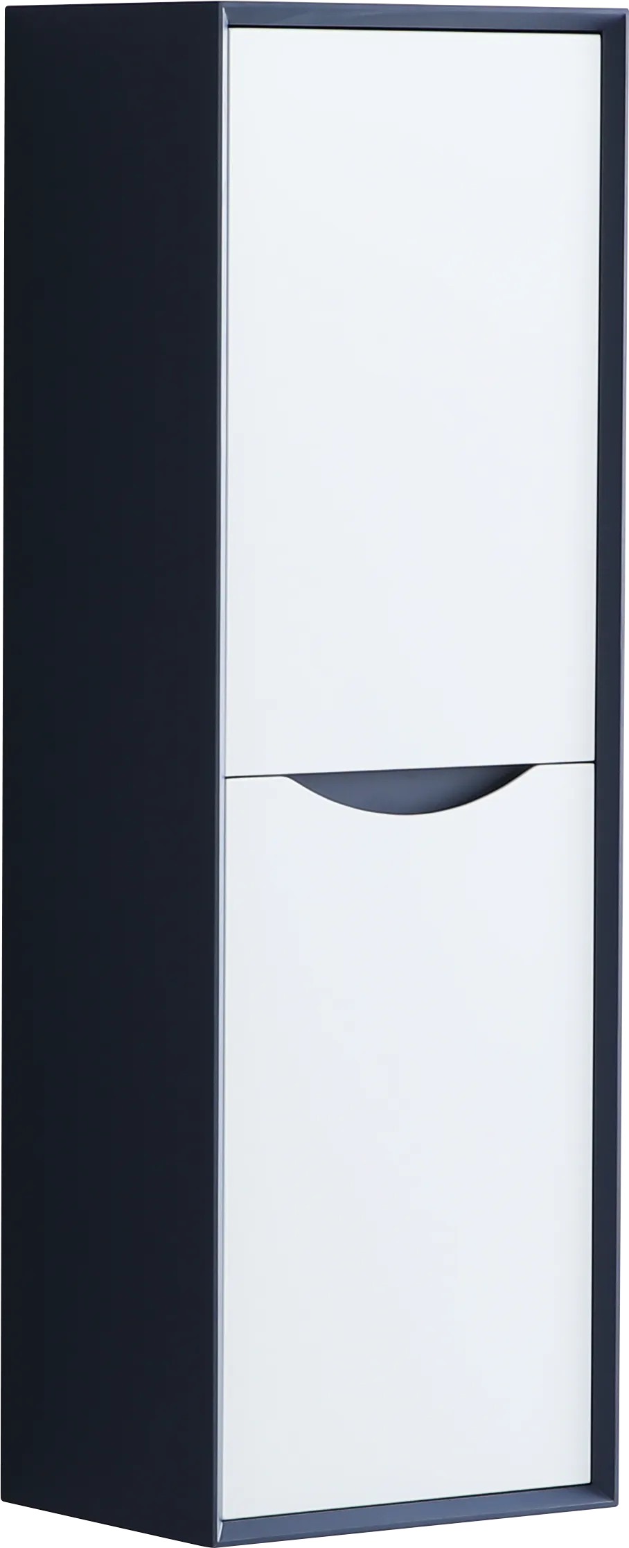 Contrast 400mm Wall Hung Waterproof PVC Tall Boy Storage Unit