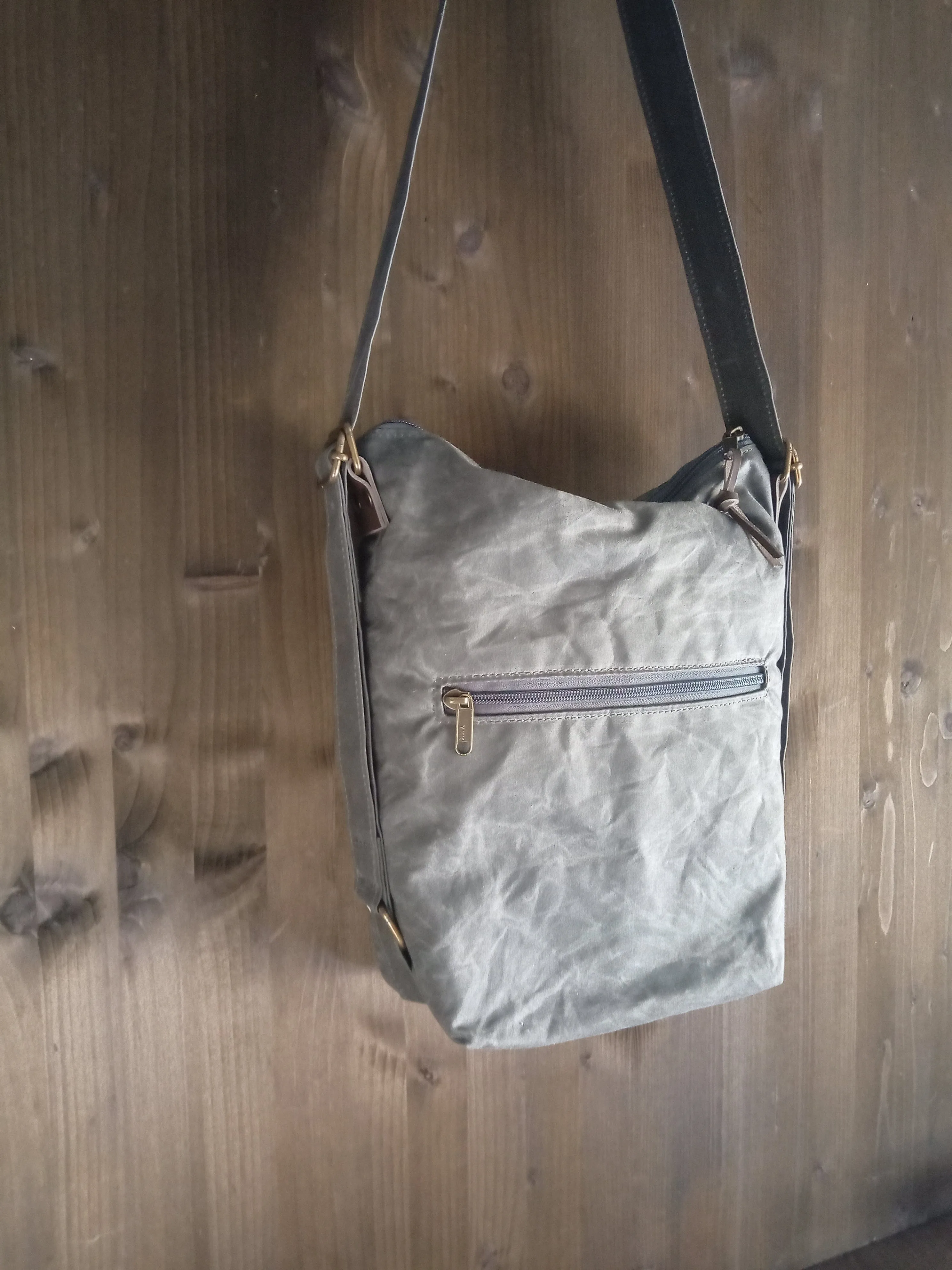 Convertible backpack purse, crossbody bag, convertible canvas bag
