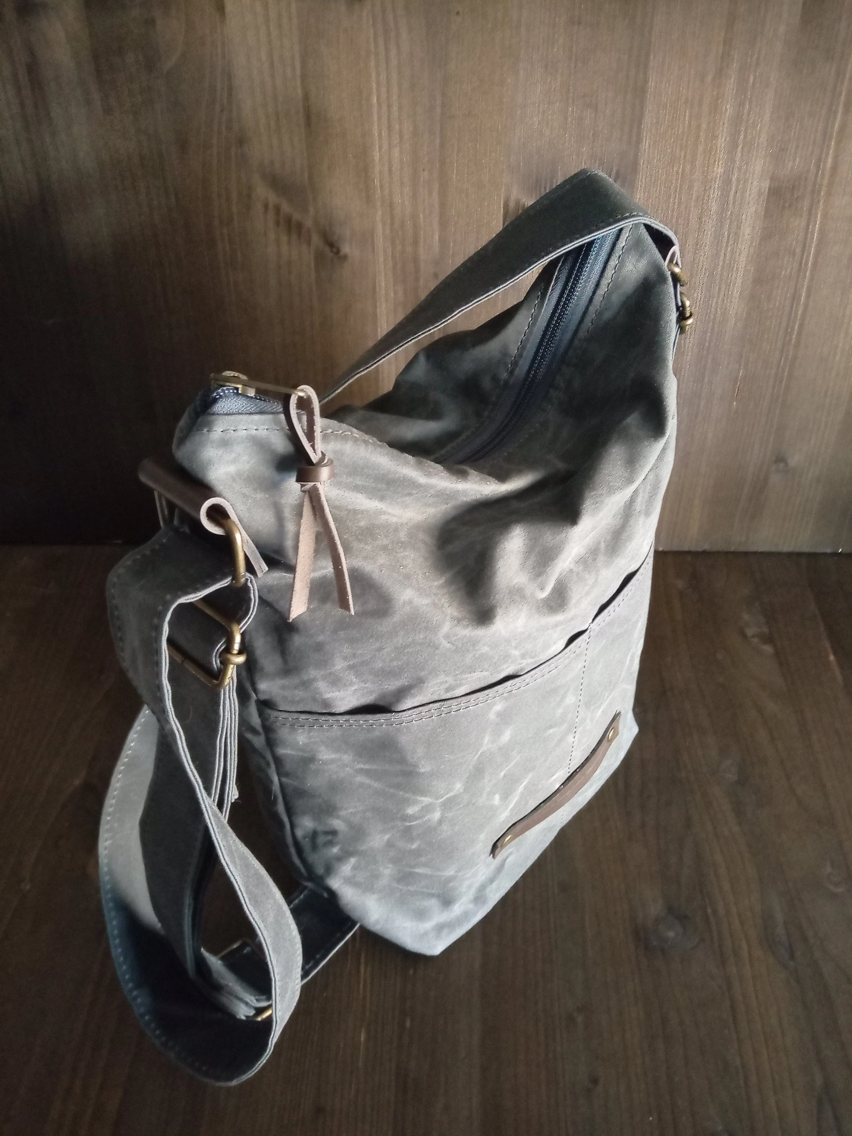 Convertible backpack purse, crossbody bag, convertible canvas bag