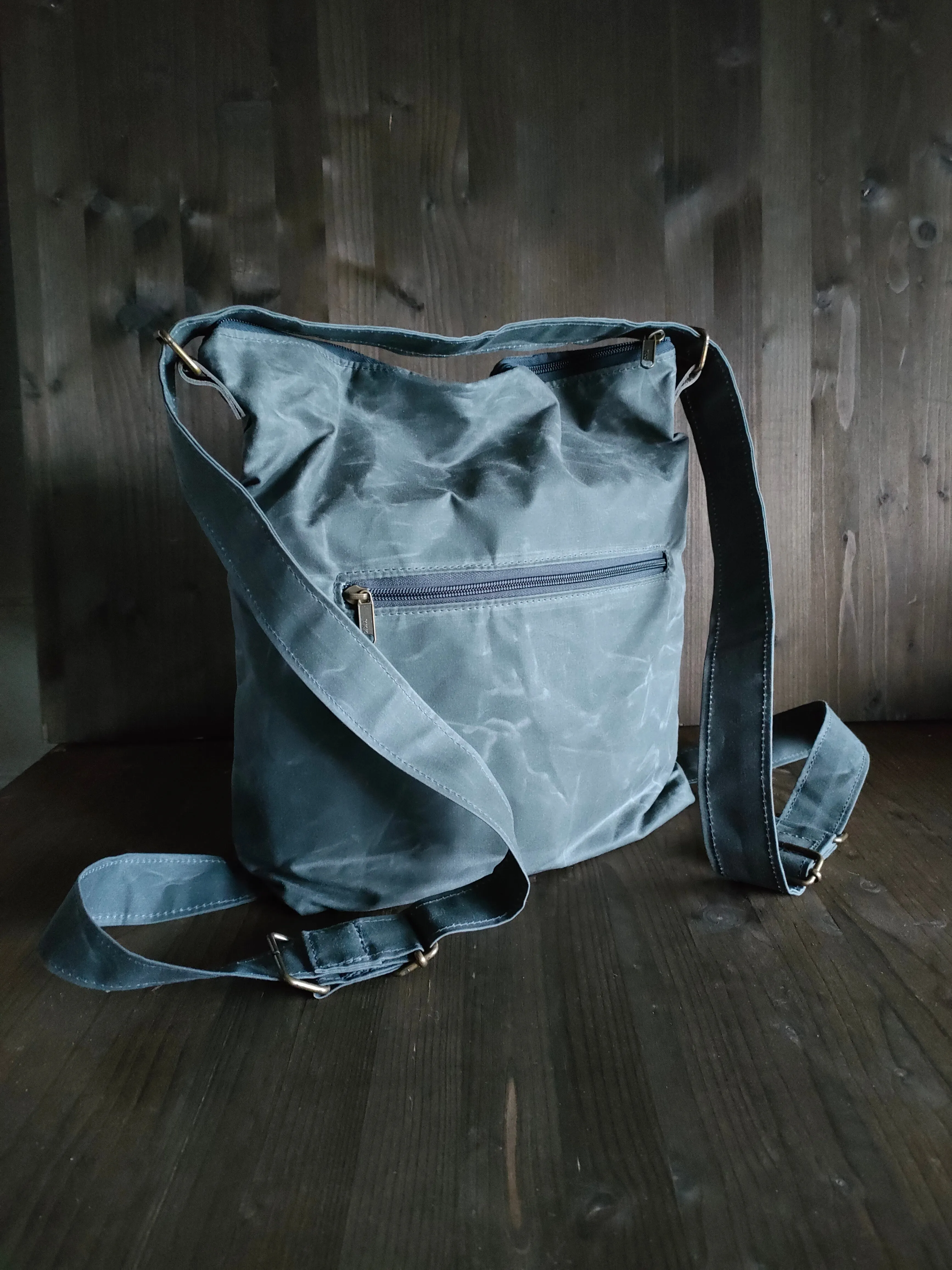 Convertible backpack purse, waxed canvas convertible bag backpack