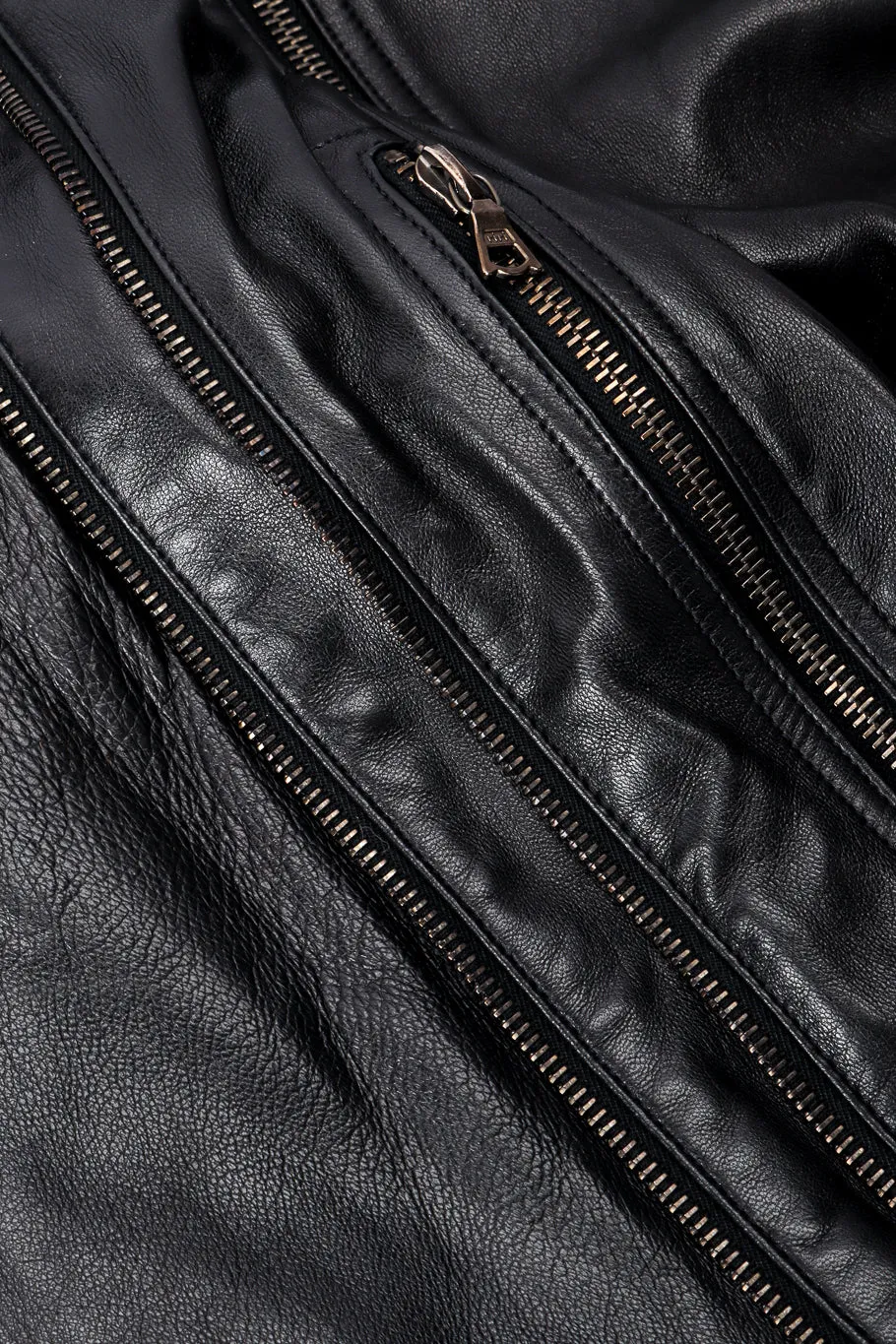 Convertible Leather Moto Jacket