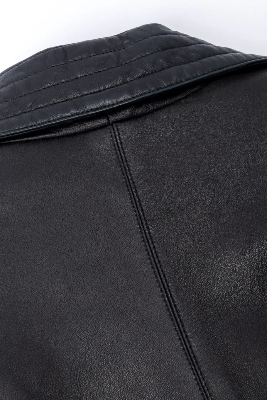 Convertible Leather Moto Jacket