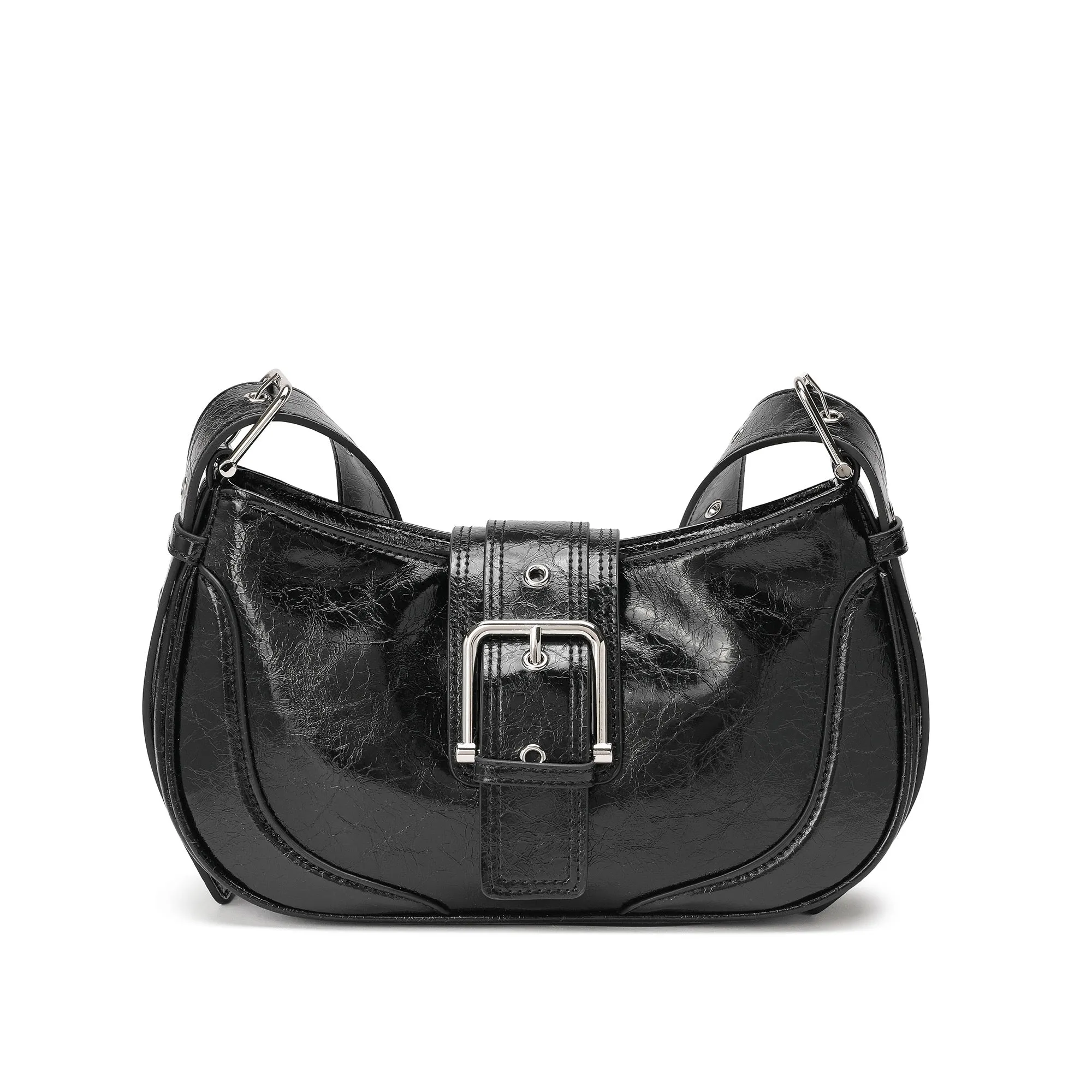 Cracked Leather Crossbody/Shoulder Bag
