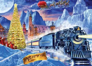 Craft Buddy 'Polar Express' Framed Crystal Art Kit, 40 x 50cm