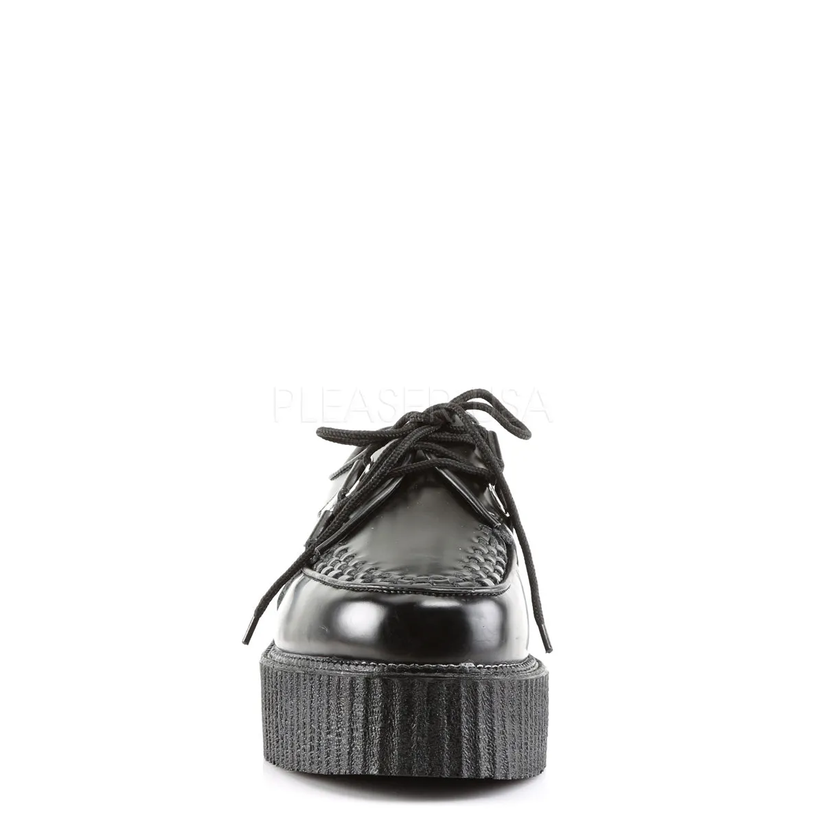 CREEPER-402  Black Leather