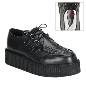 CREEPER-402  Black Leather