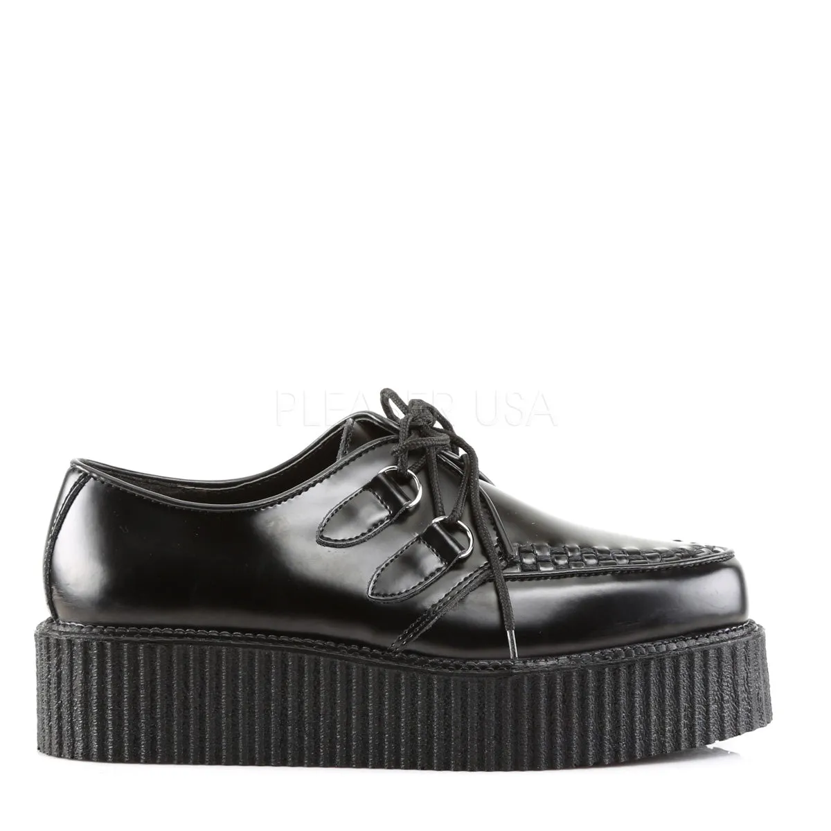 CREEPER-402  Black Leather