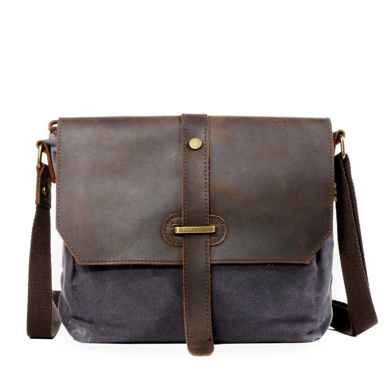 Crossbody Canvas Messenger Bag for Man