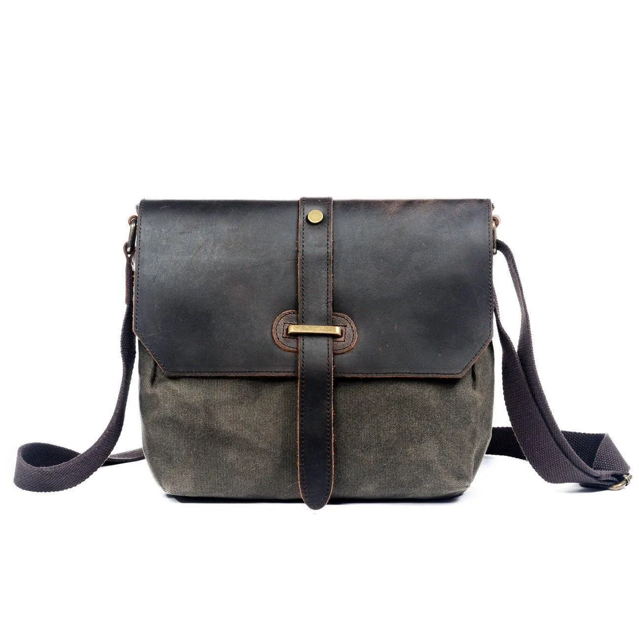 Crossbody Canvas Messenger Bag for Man