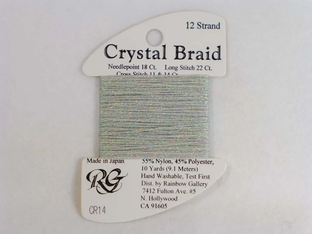 Crystal Braid CR14 Silver