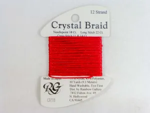 Crystal Braid CR18 Brite Red