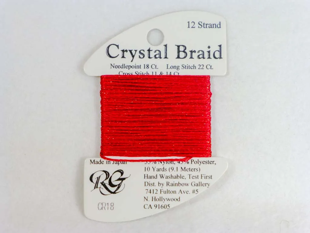 Crystal Braid CR18 Brite Red