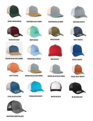 CUSTOM Sunset - Leather Patch Hat - CUSTOMIZABLE