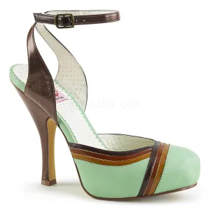 CUTIEPIE-01  Mint Multi Faux Leather