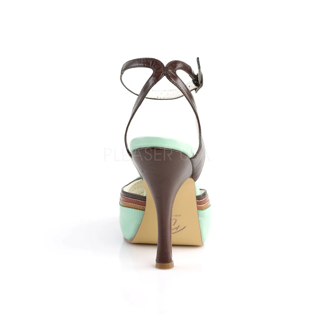 CUTIEPIE-01  Mint Multi Faux Leather