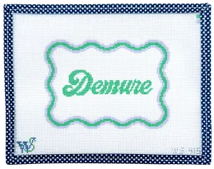 Demure