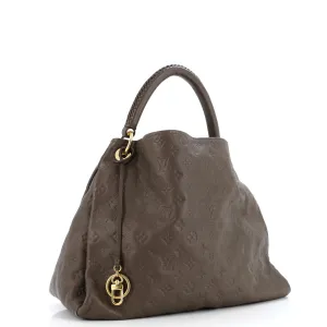 Designer Artsy Handbag Monogram Empreinte Leather MM