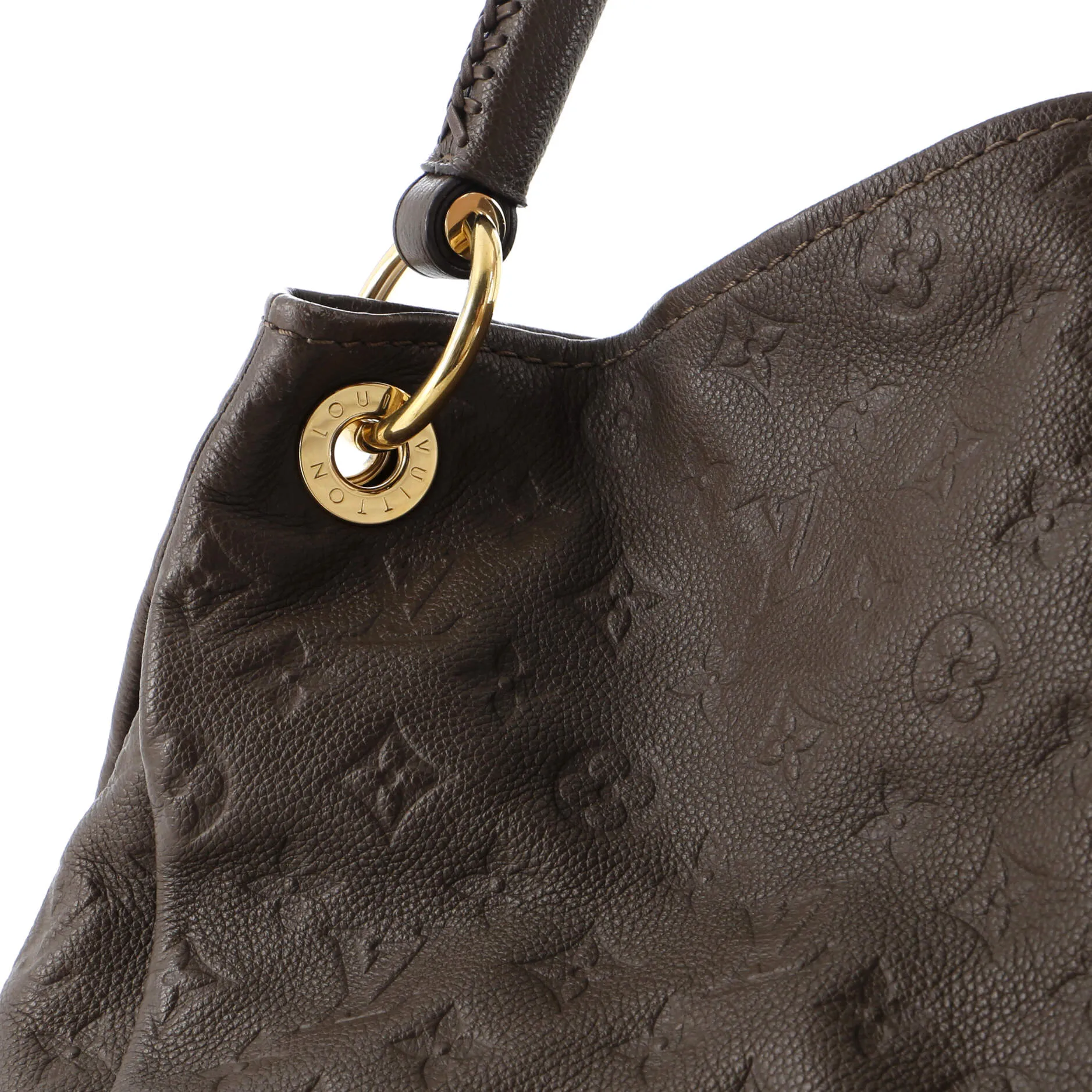 Designer Artsy Handbag Monogram Empreinte Leather MM