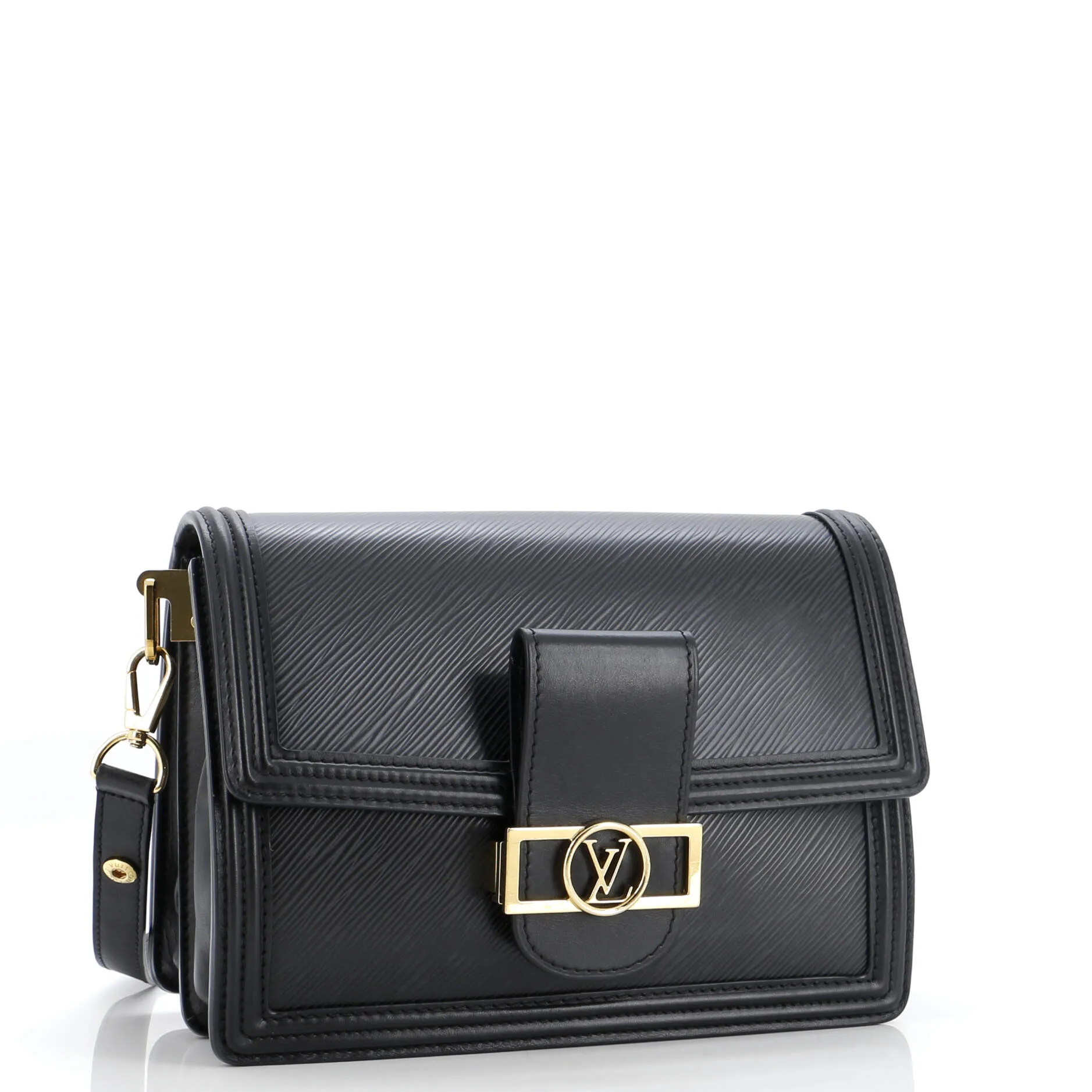 Designer Dauphine Shoulder Bag Epi Leather MM