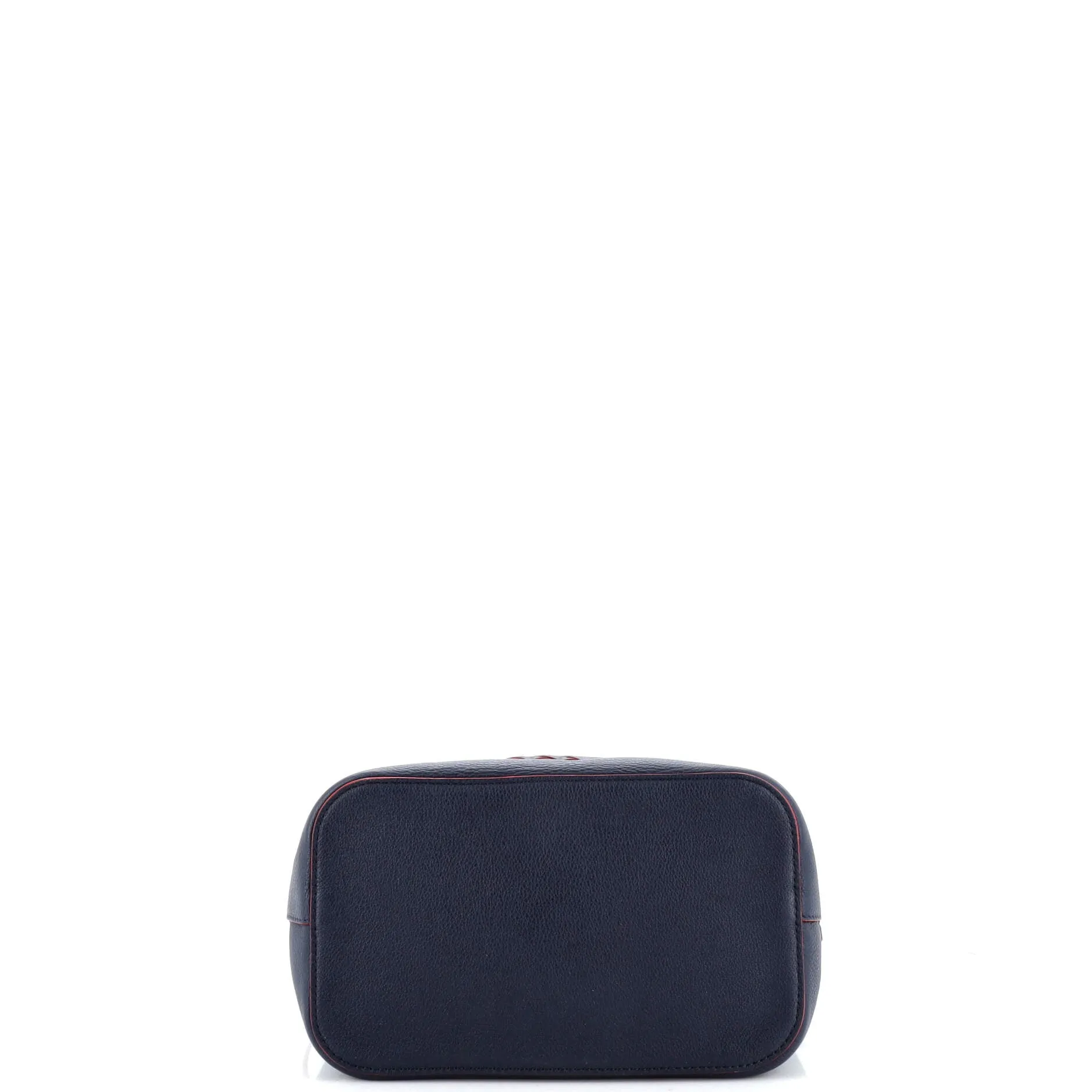 Designer Lockme Bucket Bag Braided Leather