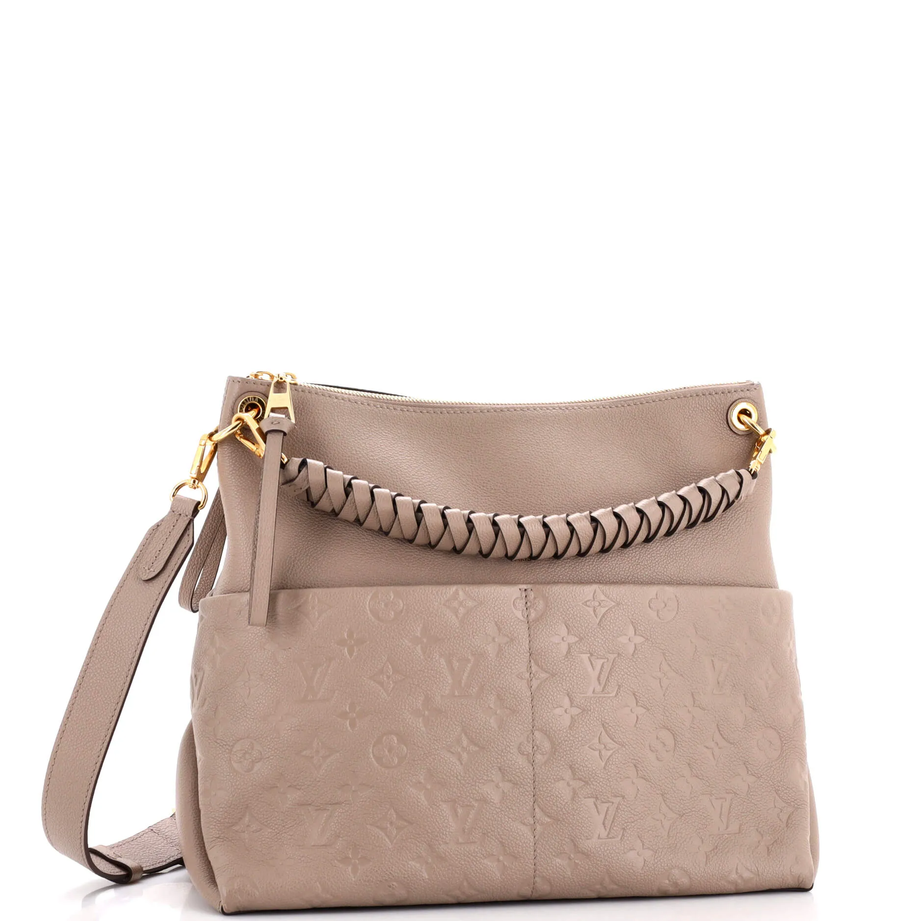 Designer Maida Handbag Monogram Empreinte Leather