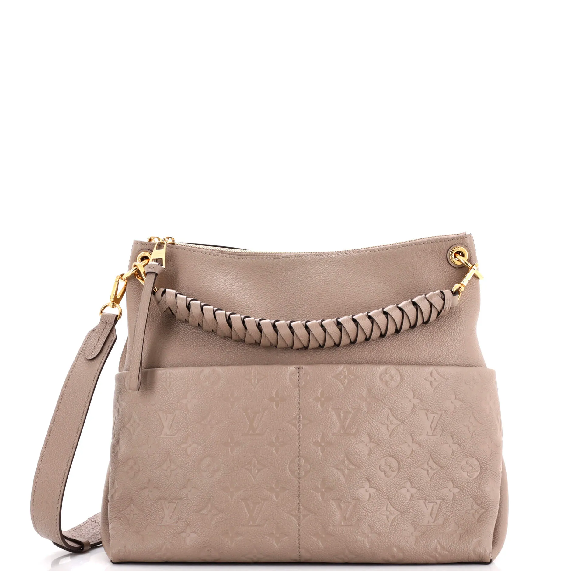 Designer Maida Handbag Monogram Empreinte Leather