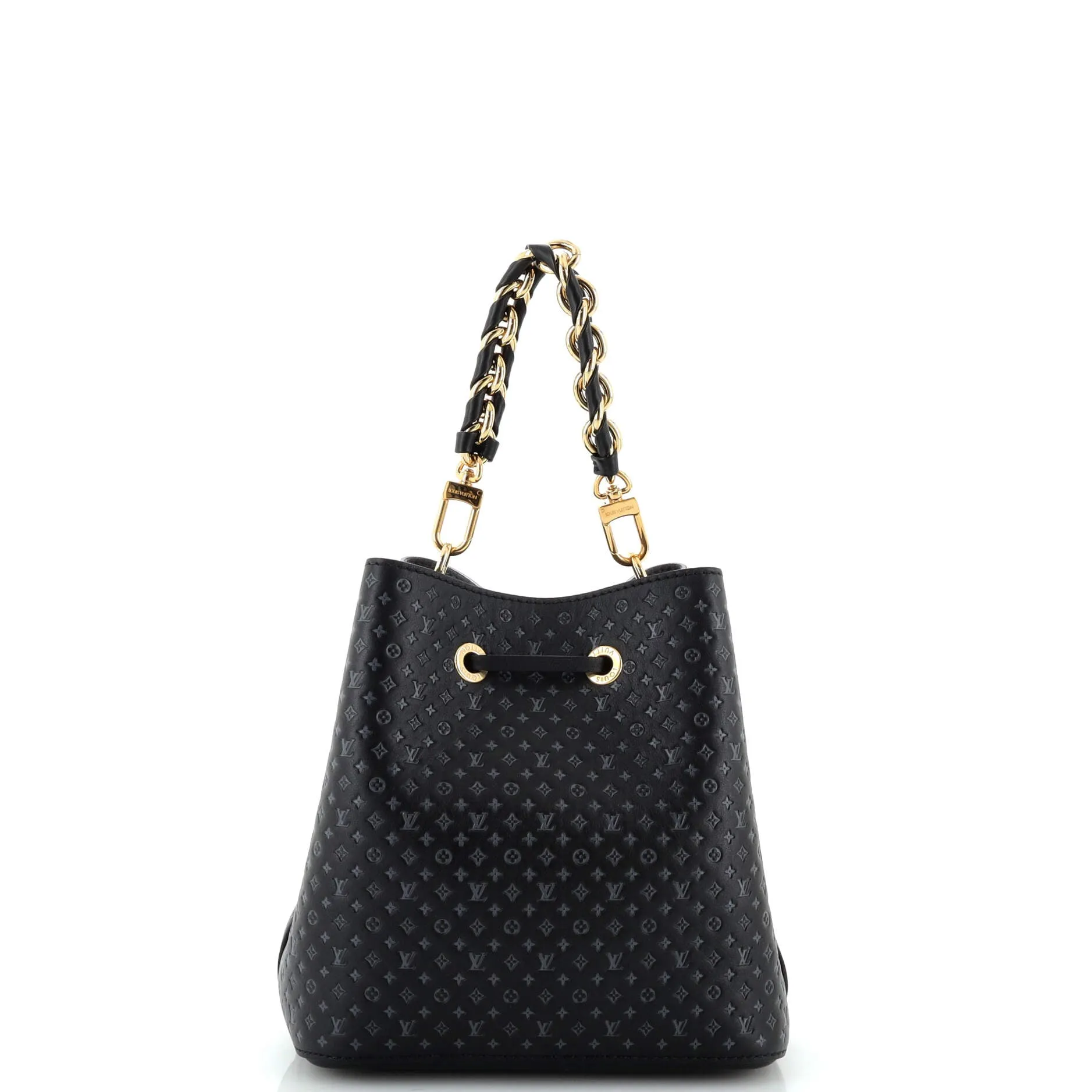 Designer NeoNoe Handbag Nano Monogram Leather BB