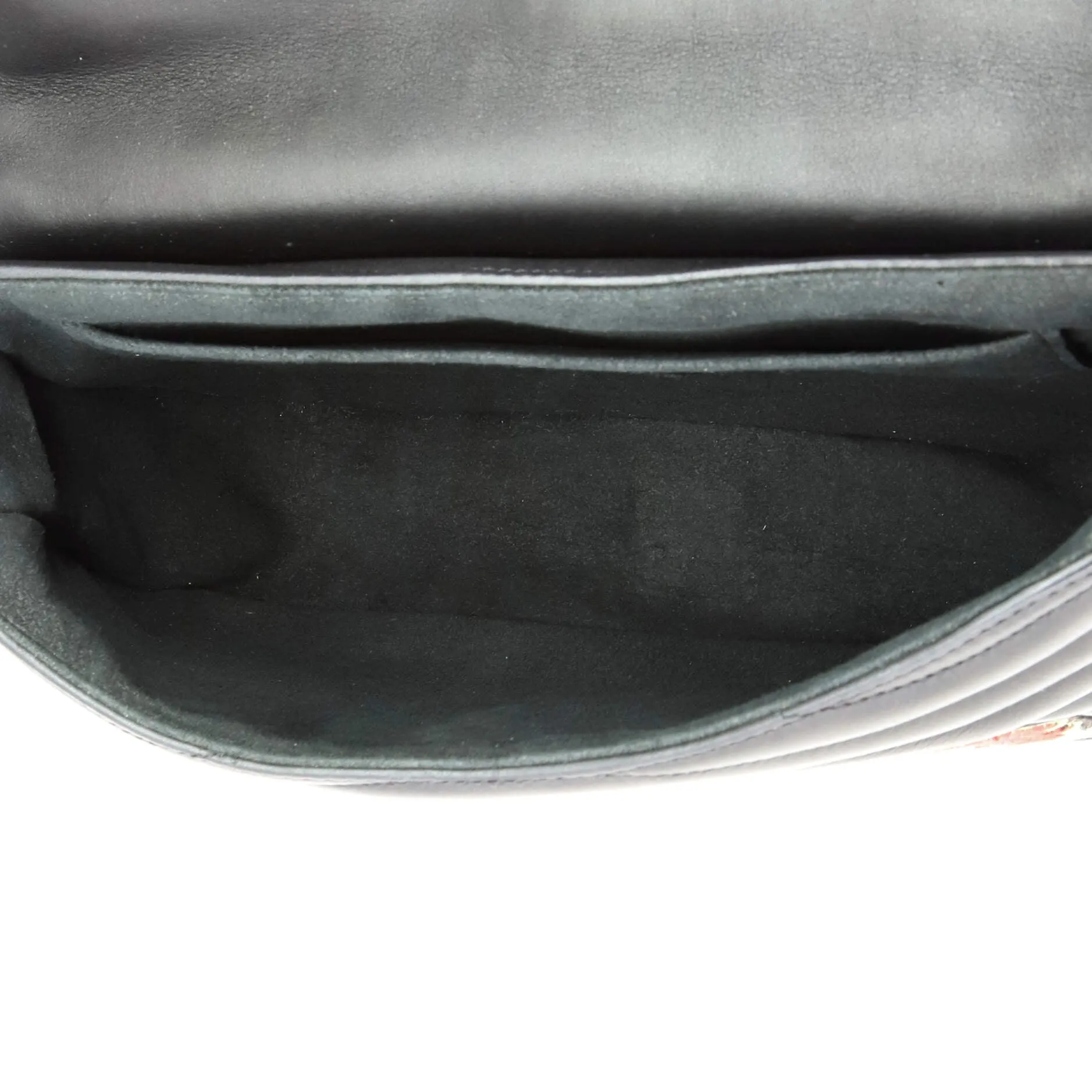 Designer New Wave Chain Bag Limited Edition Patches Quilted Leather MM