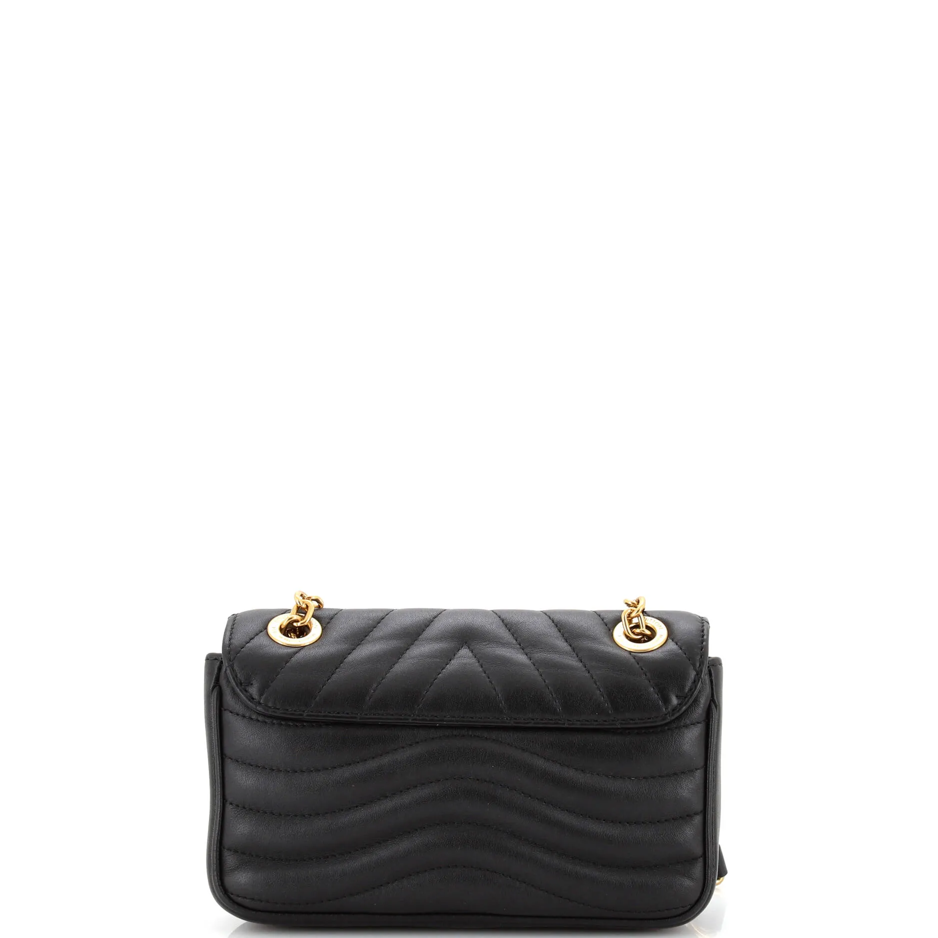 Designer New Wave Chain Bag NM Quilted Leather PM