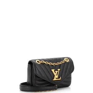 Designer New Wave Chain Bag NM Quilted Leather PM