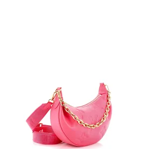 Designer Over The Moon Bag Bubblegram Leather