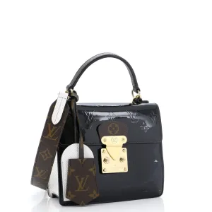 Designer Spring Street NM Handbag Monogram Vernis with Monogram Canvas and Epi Leather