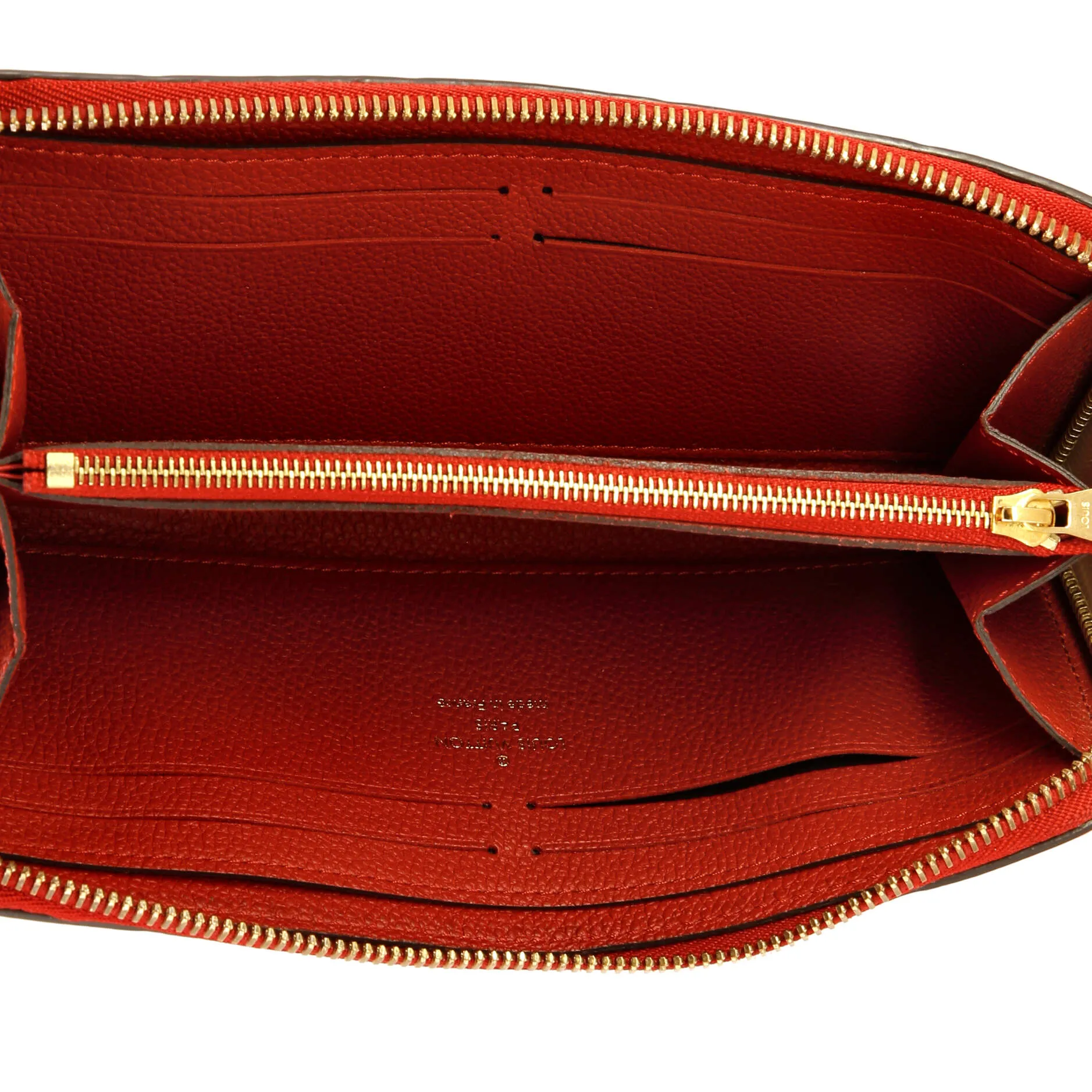 Designer Zippy Wallet Monogram Empreinte Leather