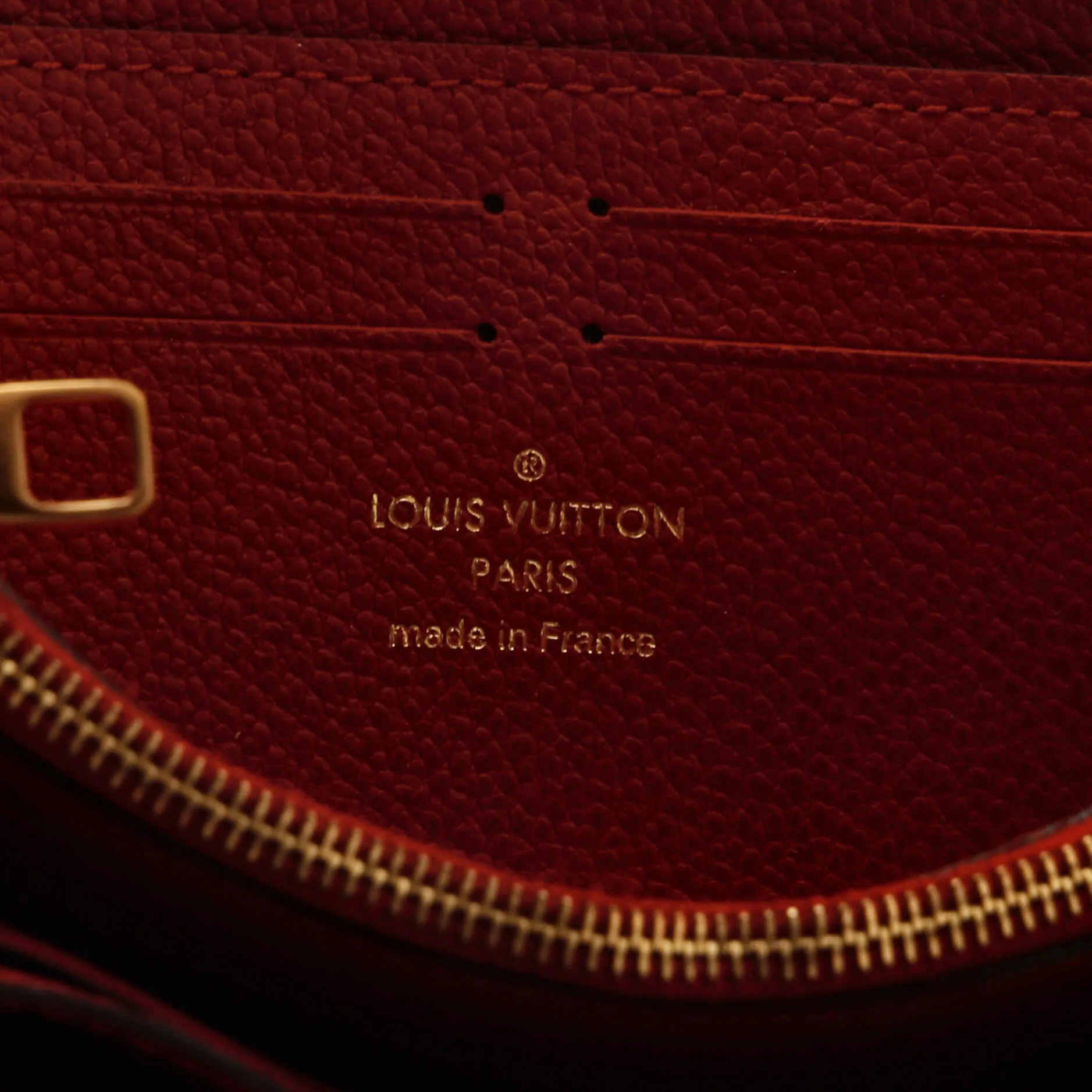Designer Zippy Wallet Monogram Empreinte Leather