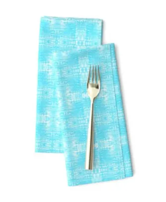 Dinner Napkins <br/> Jamprang, Turquoise