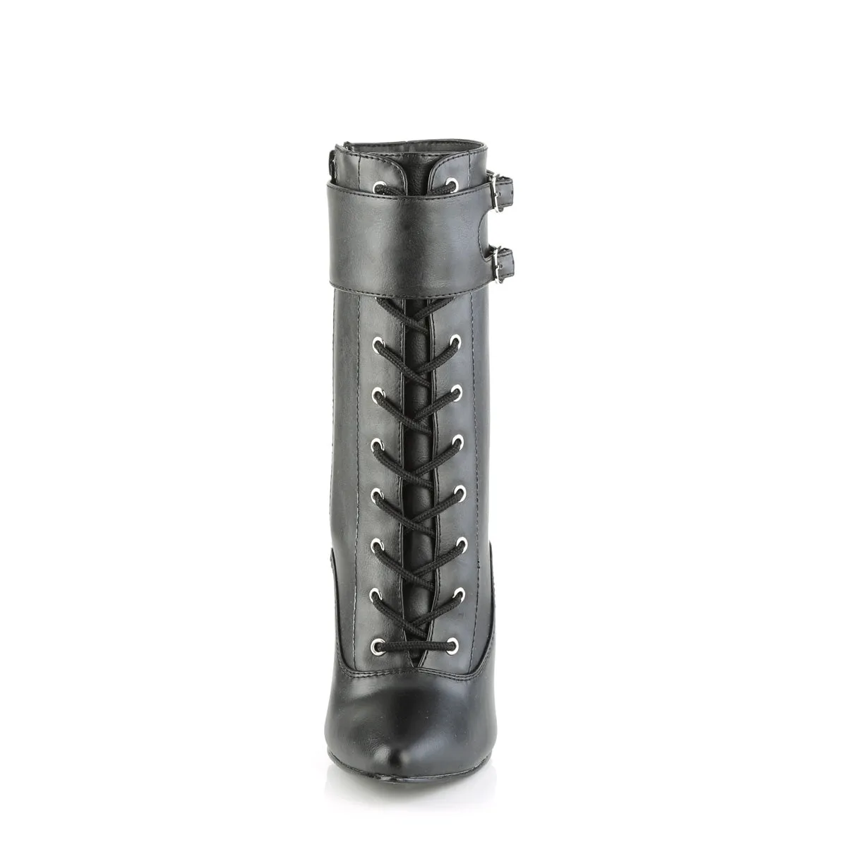 DOMINA-1023  Black Faux Leather