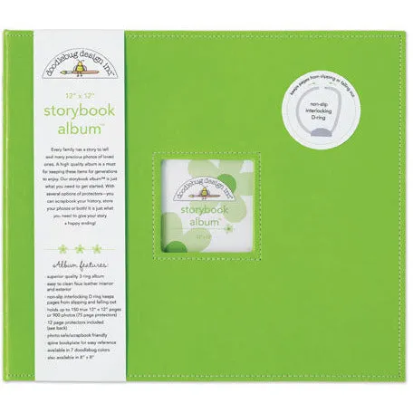 Doodlebug - Storybook Album - 8x8 - Limeade - 2737
