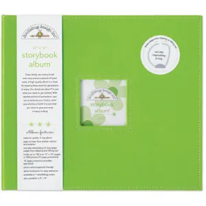 Doodlebug - Storybook Album - 8x8 - Limeade - 2737