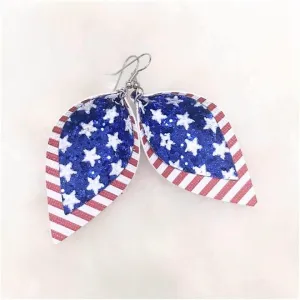 Double Layer USA earrings