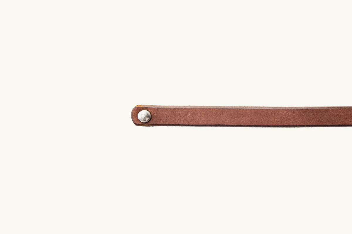 Double Wrap Wristband - Cognac