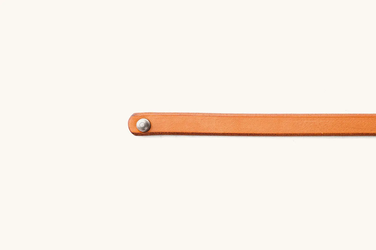 Double Wrap Wristband - Saddle Tan
