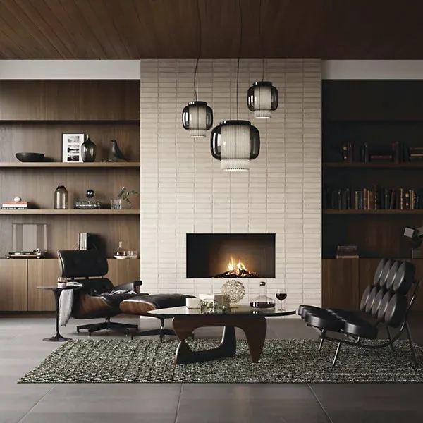Eames Lounge Chair with Ottoman by Charles & Ray Eames for Herman Miller Tall