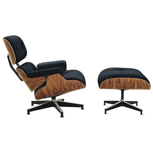 Eames Lounge Chair with Ottoman by Charles & Ray Eames for Herman Miller Tall