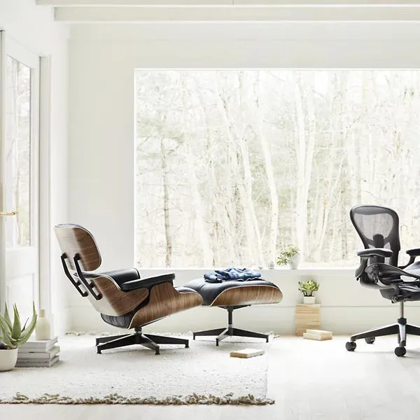 Eames Lounge Chair with Ottoman by Charles & Ray Eames for Herman Miller Tall
