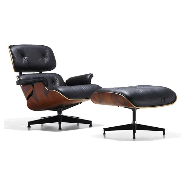 Eames Lounge Chair with Ottoman by Charles & Ray Eames for Herman Miller Tall
